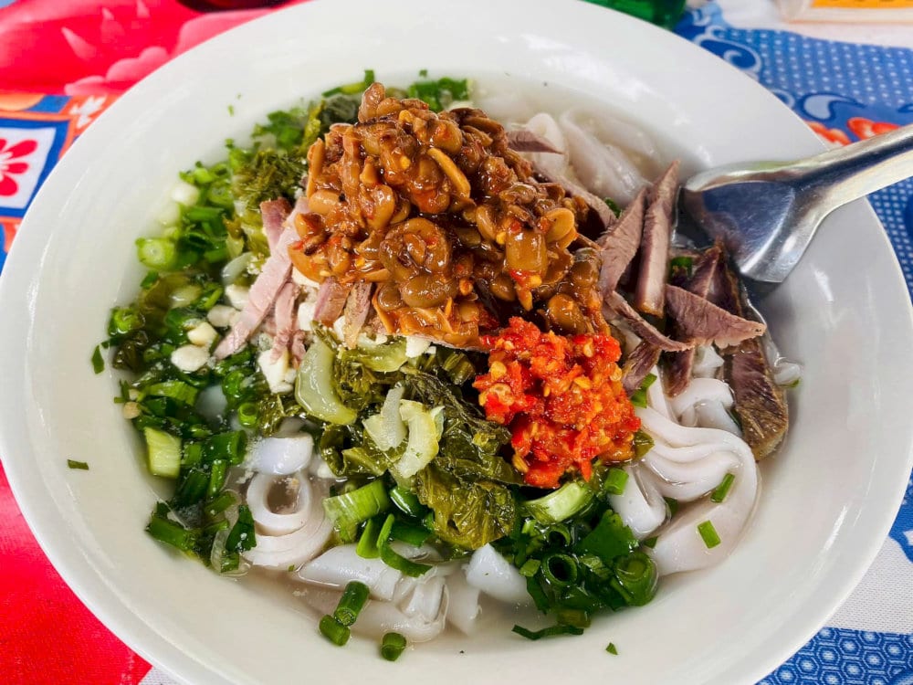 Món ăn có sự khác biệt lớn với phở truyền thống 